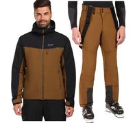 Conjunto de esquí Kilpi Flip/Rhea, Hombre, Marrón