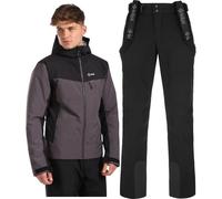 Conjunto de esquí Kilpi Rhea/Flip, Hombre, Negro
