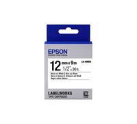 Conjunto de etiquetas EPSON LK-4WBN - Negro sobre blanco - Transferencia térmica - Rollo (1,2 cm x 9 m)