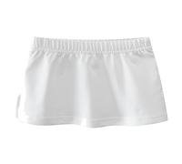 Conjunto de faldas deportivas casuales sólidas para niñas, ropa para niños, pantalones cortos, ropa interior para niñas, Blanco, 3-4 años