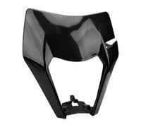 Conjunto de Faro de Motocicleta, Máscara de Faro de Motocicleta, Carenado de ABS Negro Clip On con Protección Frontal para 125SX 150SX 150XC W 250SX 250XC