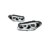 Conjunto de faro delantero Para BMW Serie 5 F10 2010-2016 Faros Coche Lámparas LED Luces Circulación Diurna Accesorios Señales Giro Dinámicas Faros completo con LED DRL(For 2010-2013)
