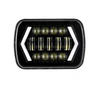 Conjunto De Faros Compatible con Jeep Para Wrangler YJ 1986-1995 Para Cherokee Para XJ 1984-2001 faros delanteros rectangulares con haz sellado luz conducción marcha