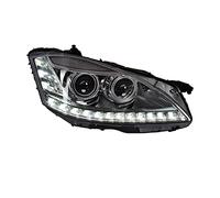 Conjunto de faros delanteros Compatible con Mercedes-Benz Clase S W221 2006-2008 LED DRL lente de doble haz LED señal de giro secuencial