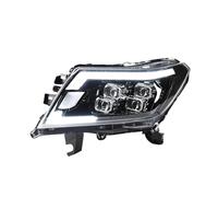 Conjunto de faros delanteros Compatible con Navara NP300 2015-2021, actualización de lámpara de cristal dinámica DRL, herramientas de lente de proyector, accesorios(Go-2,Right Drive)