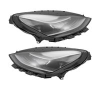 Conjunto de Faros Delanteros con Faro LED Matrix para Tesla Model 3 Model Y (2021,2022 y 2023),Carcasa Negra,Lente Transparente,151495300C (Lado Izquierdo del Conductor y Lado Derecho del Pasajero)