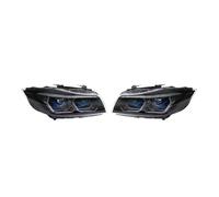 Conjunto De Faros Delanteros Lado Del Conductor Para BMW Serie 3 E90 2005-2012 320i 325i 318i Faros LED Para Coche Con Luz Diurna DRL Y Proyector De Ojo Ángel(OEM Xenon 1 Pair)
