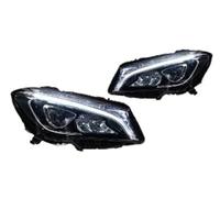 Conjunto De Faros Delanteros LED Para Mercedes Para Benz CLA W117 CLA200 CLA250 2016-2019 Con Lente De Proyector(White light,2014-2015)