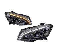 Conjunto De Faros Delanteros LED Para Mercedes Para Benz CLA W117 CLA200 CLA250 2016-2019 Lente De Proyector(Yellow light,2014-2015)