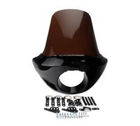 Conjunto de Faros Delanteros para Sportster 883 1200 XL Motocicleta Faro Máscara Carenado De Faro Y Carenado(Black Dark Smoke)