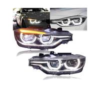 Conjunto de faros LED compatibles con BMW F30 F35 320i 328i 335i Serie 3 2013-2018, reemplazo de faros halógenos de xenón, accesorios para automóvil.(Replace Halogen)