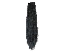 Conjunto de fibra vertical de maíz, peluca alta, peluca de batidor grande, peluca de cola de caballo Traje Mujer (A, One Size)