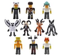 Conjunto de Figuras de 99 Noches en el Bosque,Set de 10 Piezas con Muñeca Kawaii Elk Deer Owl Ram, Juguetes de Personajes de Juegos de Supervivencia Fantásticos,Personajes de Anime,Fidget Toy