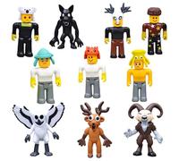 Conjunto de Figuras de 99 Noches en el Bosque,Set de 10 Piezas con Muñeca Kawaii Elk Deer Owl Ram, Juguetes de Personajes de Juegos de Supervivencia Fantásticos,Personajes de Anime,Fidget Toy