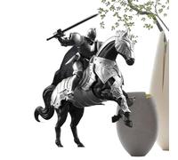 Conjunto de figuras de soldado: figuras de múltiples poses, variedad de jinetes, opciones de estilo de arma, configuración de equipo | Edad 3+ Simulación Escenario de batalla Juego de rol Recreac