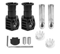 Conjunto de Fijación Inteligente para Inodoros Suspendidos, que Incluye Bisagras de Fijación Superiores de Acero Inoxidable y Tornillos para la Tapa del Inodoro Suspendido