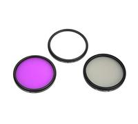 Conjunto de Filtro de Lente de 58 mm, Kit de Filtro de Lente de Vidrio óptico UV + CPL + FLD con Bolsa de Almacenamiento para para para cámara para DSLR