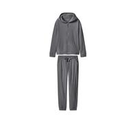 Conjunto de forro polar para mujer - Gris oscuro#Tallas:XS (34/36). Talla