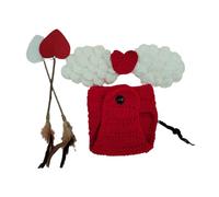 Conjunto de fotos para recién nacido, disfraz de ganchillo, mono de ala de ángel, accesorios para fotos, ropa de bebé, traje de fotografía infantil, accesorios para bebé