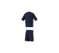 Conjunto de fútbol adidas tiro es set lk infantil azul oscuro/rea 6 - 7 AÑOS