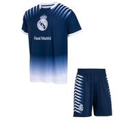 Conjunto de fútbol Real Madrid: camiseta, pantalón corto y calcetines para niños de 10 años - Colección oficial