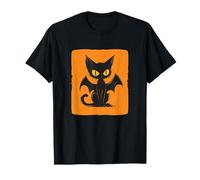 Conjunto de gato con alas de murciélago Camiseta