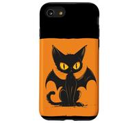 Conjunto de Gato con alas de murciélago Carcasa para iPhone SE (2020) / 7/8