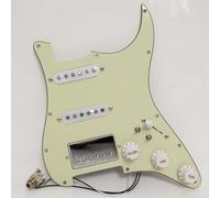 Conjunto de golpeador SSH cargado precableado para guitarra eléctrica Fender Style ST, Alnico 5 Single Coil y juego de pastilla Humbucker, potenciómetros de eje de cobre, función de división de bobina