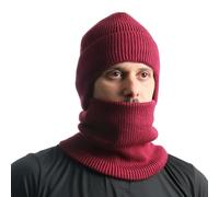 Conjunto De Gorro Y Polaina para Cuello con Calavera De Punto Diseño Unisex Calor De Invierno Bufanda Elástica Cómoda para La Cabeza para Actividades Aire Libre Conjunto De Bufanda Y Gorro De