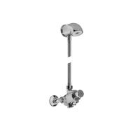 Conjunto de grifo temporizado para ducha con selector de temperatura Colectividades Tres