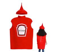 Conjunto de Halloween genérico - Adorable disfraz de mostaza para | Vestido de comida dulce y divertido, cosplay de de festival para niños y niñas, disfraz de escena de espectáculo, para