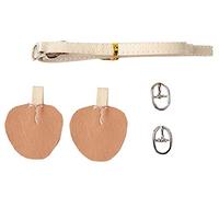 Conjunto de hebilla de zapatos de tacón alto para mujer Conjunto de cordones antideslizantes A10