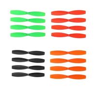 Conjunto de hélices CW CCW de 60 mm compatibles con Motores sin Correos para Drones de Carreras RC 5/10 Set 40pc(5set Green 20pc)