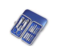 Conjunto de herramientas cuidados cuidado personal 9 piezas clavos for el set la colección del pie for uso for amigos masculinos y femeninos Kits de aseo profesional(A)