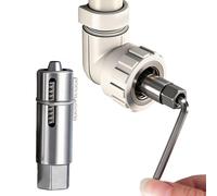 Conjunto De Herramientas De Extracción De Tuberías | Kit De 2 Herramientas De Desmontaje Ajustables - Extractor De Alambre Roto 12 mm Y 14 mm Con Llave Hexagonal - Para Reparación De Rosca De Grifo Y