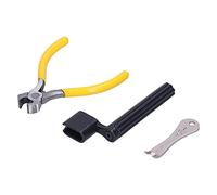 Conjunto de Herramientas de Mantenimiento de Guitarra Entrenador de Alfiler de Alfiler de Punta de Acero Inoxidable con Calidad Superior para Reemplazo de Cuerda y Ajuste de la