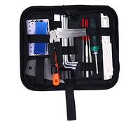 Conjunto de herramientas de reparación de guitarras, kit de herramientas de mantenimiento de reparación de guitarra 3 IN-1 CUTTER Archivos DIY Kit de mantenimiento de guitarra con bolsa de transporte