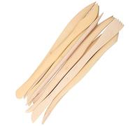 Conjunto de Herramientas de Tallado de Arcilla de Madera Premium para Escultura de cerámica: Herramientas de Modelado de Bricolaje de 10 Piezas con Diversas Formas para Proyectos de Arte de Arcilla