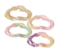 Conjunto De Horquillas De Nubes De Color - 4pcs Strong Hold Strong Hold Clips Para Mujeres | Accesorios De Chair De Corte De Chective Foir