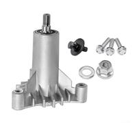 Conjunto de husillo 130794 para Craftsman y para POULAN de 42 pulgadas, se adapta a modelos LT1000 LT2000 LTX1000, pieza de cubierta de metal preengrasada reemplaza 137641 con kit de herramientas