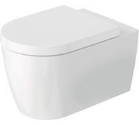 Conjunto de inodoro Duravit ME by Starck, edición Hero, suspendido, salida horizontal, descarga profunda, 490709ACA1, Color: Seda blanca mate