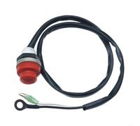 Conjunto de interruptor de emergencia de motor 6A0-82550-01 para fueraborda 2T/4T 4-40HP, compatible con F9.9, sustituye a 6L5-82550-00/6E0-82550-01, diseño de goma de plástico resistente para marina