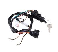 Conjunto de Interruptor de Llave de Encendido con 2 Llaves Excelente Conductividad Eléctrica 37110 93J00 Reemplazo para Fueraborda Suzuki