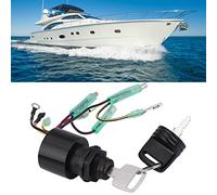 Conjunto de interruptor de llave de encendido de la embarcación de Zenithaur para la caja de control remoto externo 87-17009