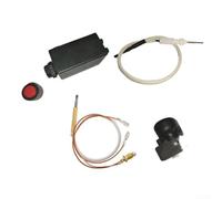 Conjunto de interruptor de pulso con cable de encendido y termopar para sistemas de calefacción exterior con detección automática de inclinación (batería AA)