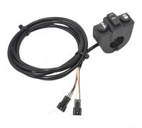 Conjunto de interruptor de vehículo eléctrico para faro de scooter para bocina y control de tres velocidades con cable de 1,65 m y cables codificados por colores