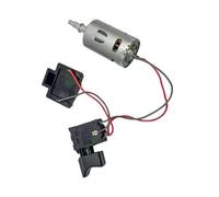 Conjunto de interruptores de motor eléctrico de 21 V, juego de control de velocidad con motor con cable y contactos de batería, enchufe para mantenimiento de herramientas, interruptor de repuesto