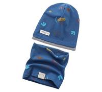 Conjunto De Invierno para Niños Pequeños a Prueba De Gorro Elástico Y Polaina para Cuello con Patrones Divertidos para Uso Diario Aire Libre Conjunto De Bufanda Y Gorro De Invierno