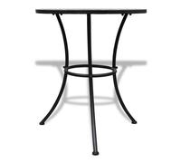 Conjunto de jardín salento 2 sillas + mesa terracota/blanco