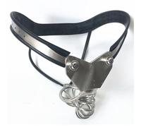 Conjunto de jaula de castidad para ropa interior de acero inoxidable que integra elementos de SM y jaula para pene fetichista, UNA jaula para pene extraordinaria, UN juguete sexual para(70/80cm)